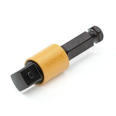 Adapter-HEXE1/4-L125-SQ3/8-R-P